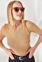 Women's Honey Foam Collar Openwork Knitwear Blouse BLZ-19002226 - 4
