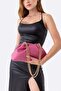 Fuchsia Women's Chain Shoulder Bag