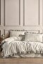 Bragi 100% Cotton Ruffled Yarn-Dyed Double Duvet Cover Set 200*220