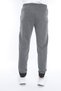 Men's Gray Corded Half Cuff Slim Fit Sweatpants - 5