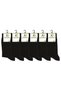 Black Military Socks 6-Piece Four Seasons Black Socks Novice and Supplied Gendarmerie Sailor and Airman