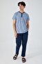 New Season Cotton Short Sleeve Men's Pajama Set - 2