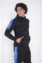 Men's Navy Blue Diver Fabric Tracksuit Set - 3