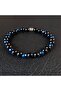 Onyx Hematite Evil Eye Protection Stability, Bracelet for Power