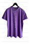Futureahead Printed Unisex Purple-Orange-Sax Blue (Large Fit) Oversize 3-Piece T-shirt - 2