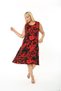Standard Size Sleeveless Above Knee Double Pocket Viscose Combed Cotton Dress - 8