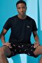 Black Dachshund Printed Men's Pajama Set with Shorts
