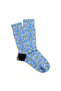Fun Socks Unisex Blue Pattern Baby Duck Printed Socks Ecsoket143