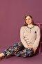 Long Sleeve 100% Cotton Plus Size Mother's Pajama Set - Mother's Special Series