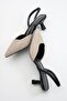 Over Beige Black Women's Heeled Shoes - 5