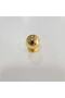 (2 Pieces) Marble Button Handle Gold Furniture Nightstand Dresser Console Cabinet Door Handle - 6