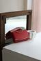 Women's Red Stone Detailed Chain Shoulder Bag