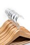 Wooden Children's Clothes Hanger 12 Pieces - 2