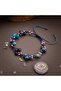 Certified Third Eye Chakra Bracelet with Lapis, Sodalite, Amethyst Natural Stones and Macrame Closure - 3
