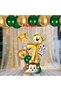 Safari Animals Age Balloon Set Safari Concept Helium Balloon Set Safari Birthday Set
