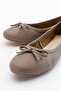 01 Stone Skin Genuine Leather Women's Ballet Shoes - 5