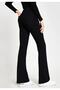 Cocu Black Flare Leg Denim Trousers High Waist Flare Jeans Gathererfrango - 3