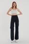 Black Super High Waist 90's Wide Leg Loose Comfort Lycra Jeansfrango - 2