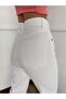 Jean White Lycra Wide Leg Jeans - Loose Wide Leg Jeans (super High)frango - 4