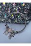 Model Silver Steel Bracelet with Pink Cat Figure - 2