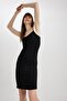 Bodycon فستان قصير بياقة مربعة وأشرطة A5178ax23sm