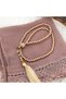 Bag Size Plexiglass Written Velvet Quran + Prayer Head Scarf + Pearl Rosary in Wooden Box - 4