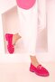 Fuchsia Suede Women's Casual Shoes 18011 - 2