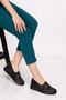 Genuine Leather Anatomical Sole Buckle Detailed Comfortable Shoes Ndr.106 - Black - 36 - 5