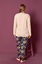Long Sleeve 100% Cotton Plus Size Mother's Pajama Set - Mother's Special Series - 3