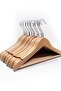 Wooden Children's Clothes Hanger 12 Pieces