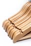 Wooden Children's Clothes Hanger 12 Pieces - 5