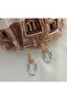 Steel Zircon Stone Trend Stylish Earrings