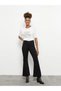 Black Flare Leg Flare Women's Jeans Trousersfrango - 2