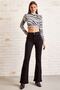 Fadeless Fabric Flare Jeans Colorless Flare Jeans Trousersfrango - 2
