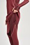 Performance Series Honeycomb Texture Detailed Plum 4 Piece Hijab Swimsuit Set H-per 50 - 8