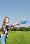 Frisbee Frisbee Throwing Disc Disc Throwing Game Child Adult Beach Garden Toy 24 Cm Blue - 4