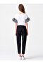 High Waist Lycra Black Mom Jeans Flexible Denim Trousers - 3