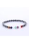 6mm Hematite Bracelet - Natural Stone Quartz-Agate-Lapis-Citrine-Tangle-Eye-Aventurine - 3
