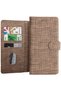 Case Compatible with Samsung Galaxy A24 Fabric Pattern Wallet Case with Stand, Business Card and Money Compartment