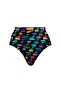 Swim Women's Patterned High Waist Bikini Top