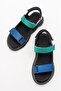 Arey Black Green Multi Women's Sandals - 3