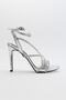 Leedy Silver Women's Heeled Shoes - 6