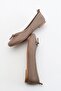 01 Stone Skin Genuine Leather Women's Ballet Shoes - 4