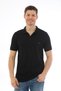Men's Cotton & Lycra Polo Neck Short Sleeve Knitwear Banded T-Shirt
