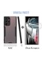 Samsung Galaxy S22 Ultra Transparent Back Flexible Soft Design Case and Screen Protector - 2