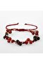 Certified Root Chakra Zone Red Agate, Black Tourmaline, Garnet Natural Stone Macrame Bracelet - 3