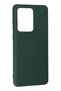 Case Compatible with Samsung Galaxy S20 Ultra Inside Nano Velvet Dark Green Color Silicone Cover - 3