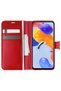 Xiaomi Redmi Note 11 Pro 5g Case Cover with Stand Card Holder Protected Red - 4