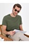 Khaki Slim Fit Crew Neck T-shirt