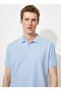 Polo Neck Light Blue Men's T-shirt 4a9000000001 - 6